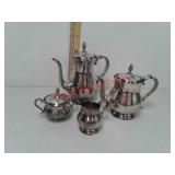 Silver plated coffee / tea set