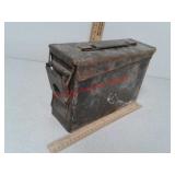 Vintage 30 caliber military ammo can