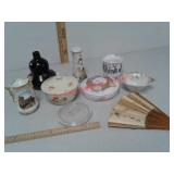 Painted ceramic pieces, Hall