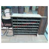 >antique vintage wood organizer compartment shelf