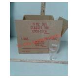 12 new 16 oz Coca-Cola soda pop glasses