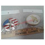 Two new belt buckles