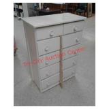 > 6-drawer painted wood dresser