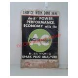 Double sided metal advertising sign -
