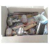 Brass and other vintage door knobs / plates and