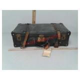 Vintage leather suitcase
