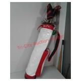 Golf clubs and bag - Bob Martin, Jay Hubert, lady