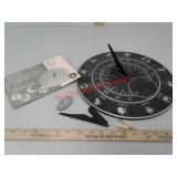 Metal Zodiac sundial