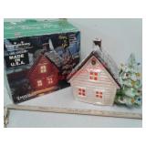 Vintage Trim & Glo lighted ceramic Mountain Tree