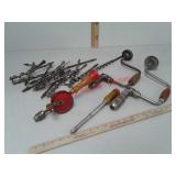 Hand drills and drill bits