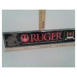 New metal Ruger rifle gun sign