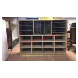 >Holbrook wood craft paper storage organizer shelf