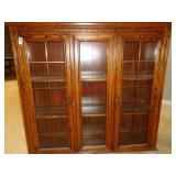 SOLID WOOD LIGHTED HUTCH