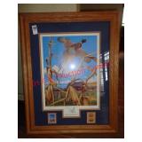 INDIAN SUMMER PHEASANT FRAMED PRINT