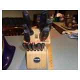 KITCHEN AID KNIFE SET IN BLOCK