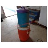 2 LARGE RUBBERMAID COOLERS