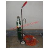 OXYGEN TANK WITH CADDY