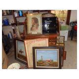 HOME DECOR PICTURES AND CLOCKS
