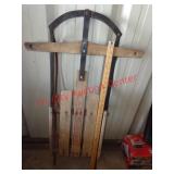 SPEEDY BRAND VINTAGE SNOW SLED