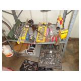 2 SHELVES OF ASSORTED TOOLS