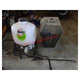 ROUNDUP BACKBACK SPRAYER, BUG ZAPPER