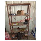 SHELVING UNIT AND CONTENTS +++