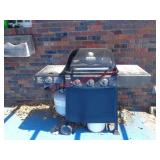 CHAR BROIL 3 BURNER BBQ GRILL WITH TANK