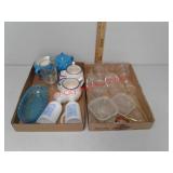 Assortment of glassware