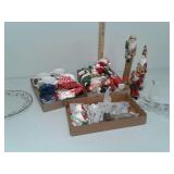 Various Christmas deco new and vintage