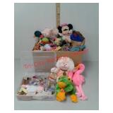 Large assortment of TY Beanie Babies and more