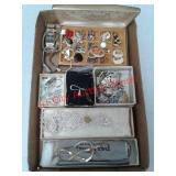 Costume jewelry - necklaces, earrings, watches +