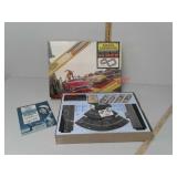 Vintage Aurora model motoring race car set /