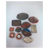 Lot of souvenir ashtrays