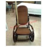 Sunco upholstered wood rocking chair