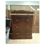 4 drawer antique wood dresser