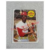 1969 Topps Cincinnati Cardinals Lou Brock