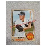 1968 Topps New York Yankees Mickey Mantle