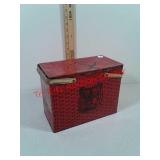 Tiger chewing tobacco metal tin picnic basket