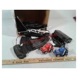 Racing Pro semi truck race car set battery