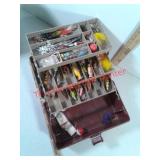 Fishing tackle and lures in my buddy tackle