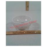 Opal six-point star glass bowl