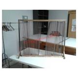 >Brass fireplace screen