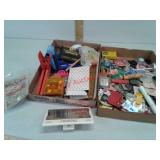 Various trinkets - keychains, advertising,