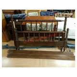 Wood full size bed, includes headboard,