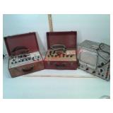 3 vintage Hickok tube testers - models 209, 6000,