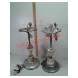 2 vintage cigarette smoke stands