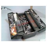 Vintage Walton products metal tackle box with