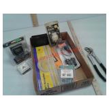 Misc garage lot - navigation plotters, pliers,