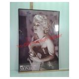 Marilyn Monroe Chanel cologne framed poster
