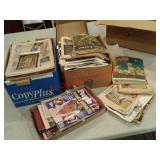 various newspapers and magazines